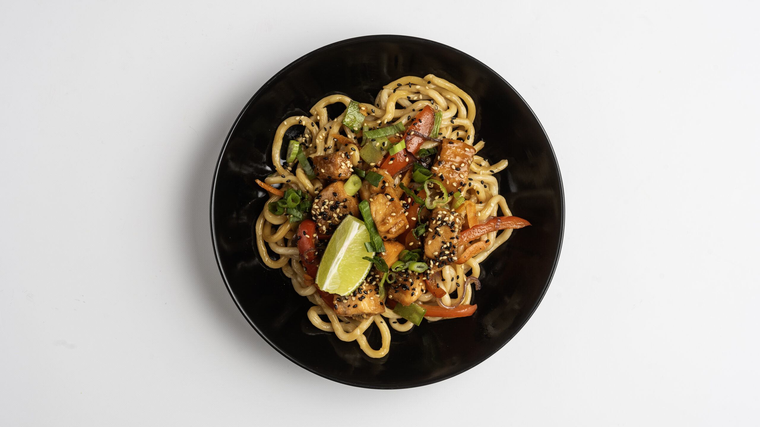 Salmon udon